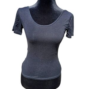 Aeropostale Classic Black Fitted Top Small